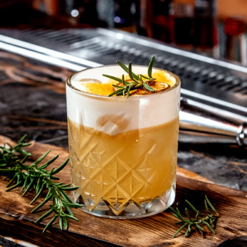 Whiskey Sour Cocktail